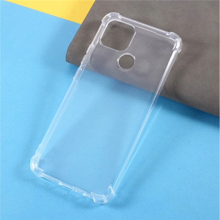 Four Corner Cushion Shockproof Anti-slip TPU Phone Case Cover for OPPO A15