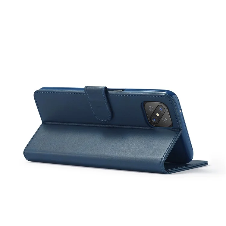 Lc. Impeeke Strong Auto-absorbé Style Business Housse De Téléphone Coquille Pour OPPO RENO4 Z 5G / OPPO A92S - Bleu