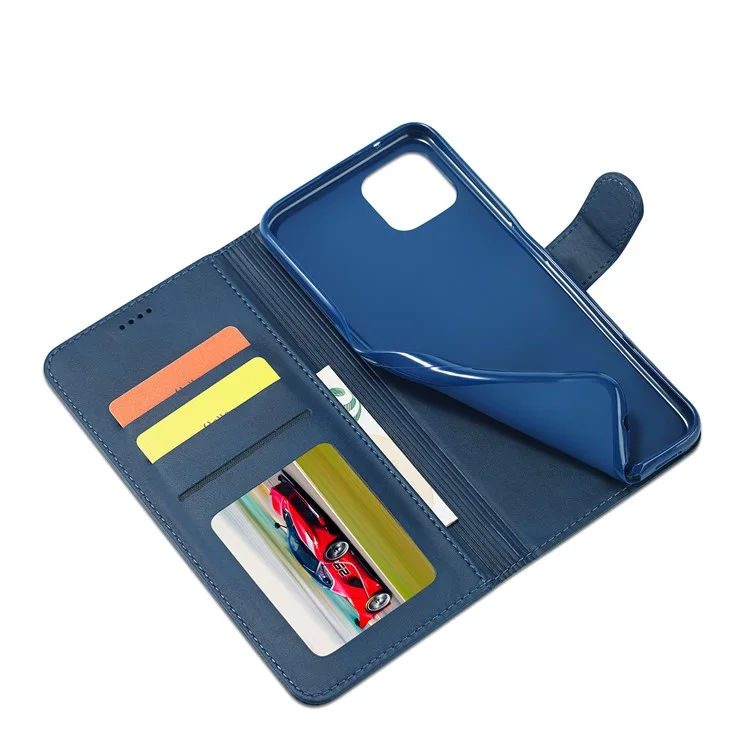 Lc. Impeeke Strong Auto-absorbé Style Business Housse De Téléphone Coquille Pour OPPO RENO4 Z 5G / OPPO A92S - Bleu