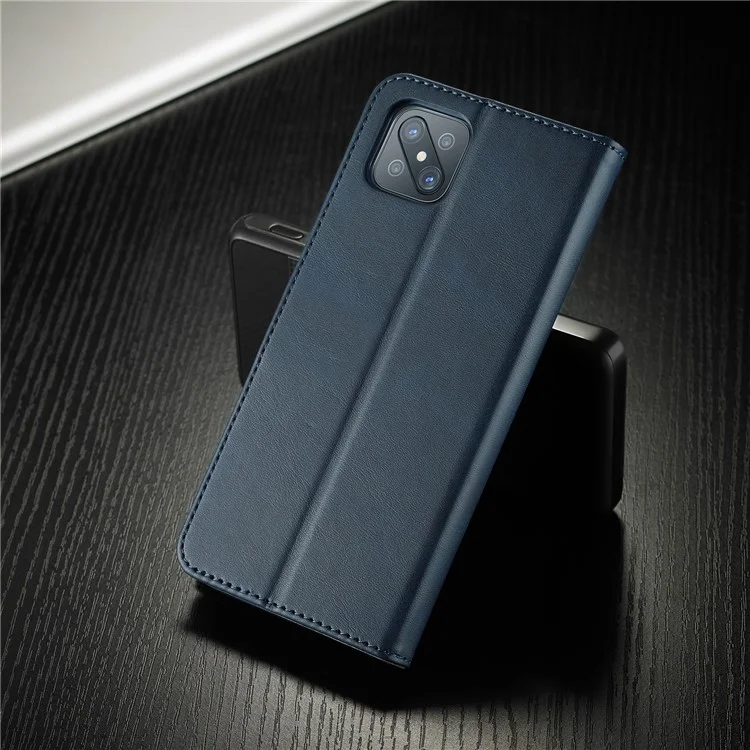 Carta De Crédito. Imeeke Strong Auto - Attracted Business Style Dermis Mobile Case For Oppo Reno 4 Z 5G / Oppo A92s - Azul