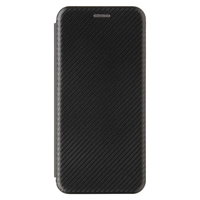 Auto-absorbed Carbon Fiber Texture Stand Cover für Realme GT 5G Lederetui - Schwarz
