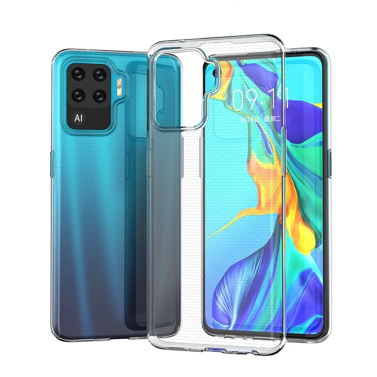 Crystal Clear Ultra Thin TPU TPU Case de Protección Para Oppo A94 / Oppo F19 Pro