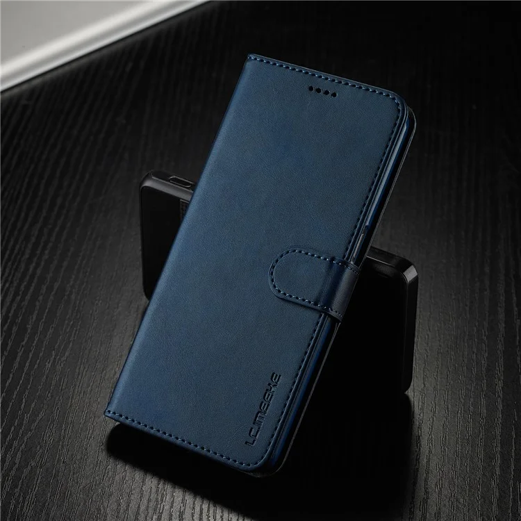LC.IMEEKE for Oppo A74 5G/A93 5G/A54 5G Practical Wallet Stand Design Leather Mobile Phone Case - Blue
