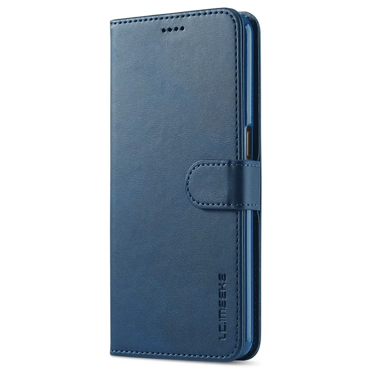 LC.IMEEKE for Oppo A74 5G/A93 5G/A54 5G Practical Wallet Stand Design Leather Mobile Phone Case - Blue