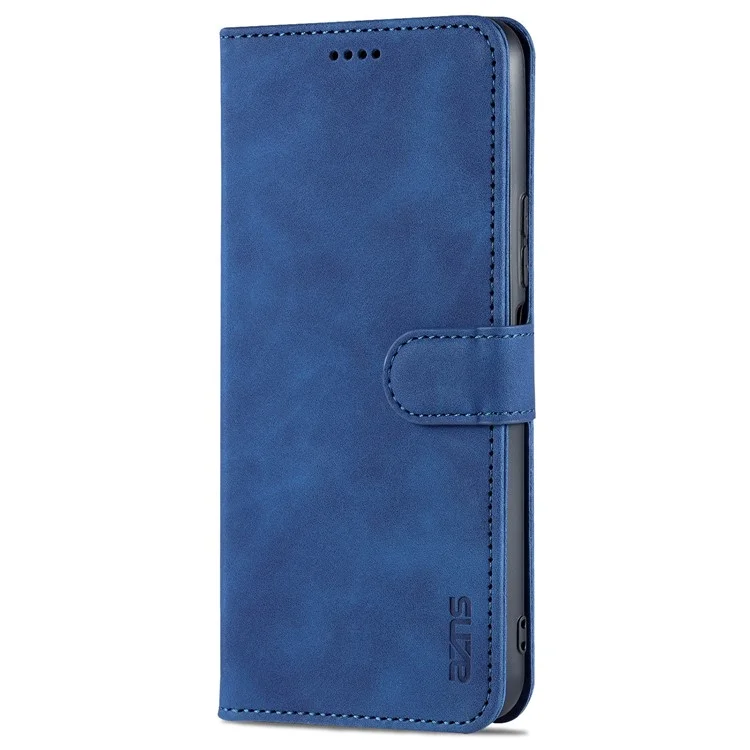 Capa de Cobertura de Carteira de Couro PU AZNS Caixa de Proteção Para Vivo Y20/y20i/y20s/y11s/iqoo U1x/y30 (China) - Azul