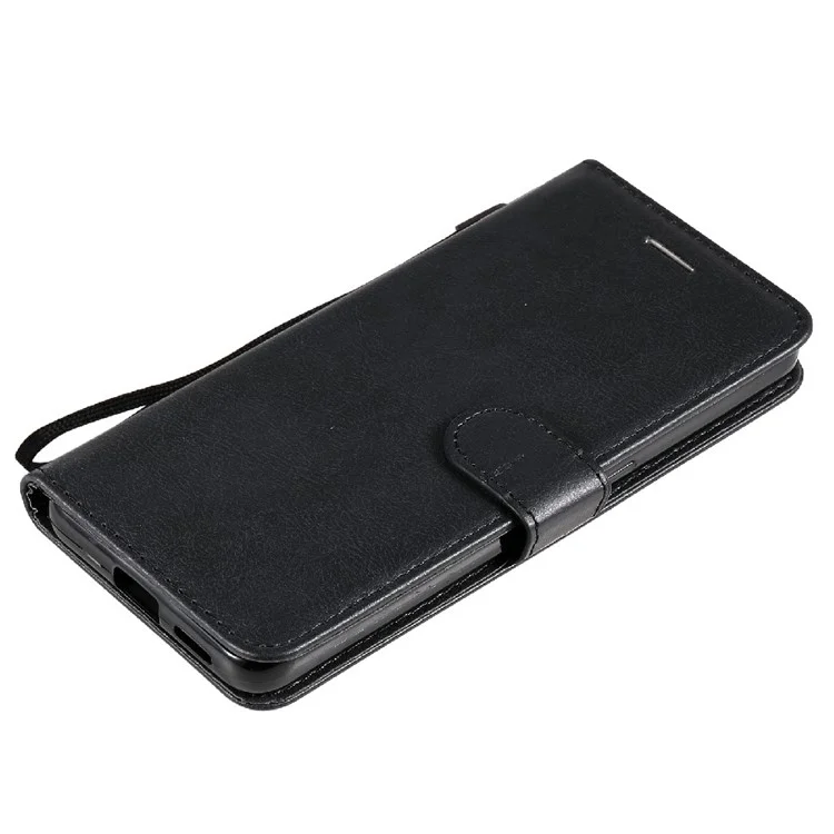 KT Leather Series-2 Anti-arranhão Bem Protegido Pure Couather Phone Para Oppo Reno6 5G - Preto