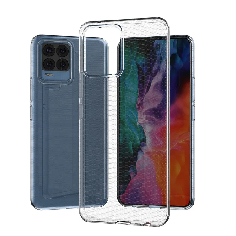 Funda de teléfono protectora TPU transparente, suave y delgada para Realme 8 / 8 Pro 4G