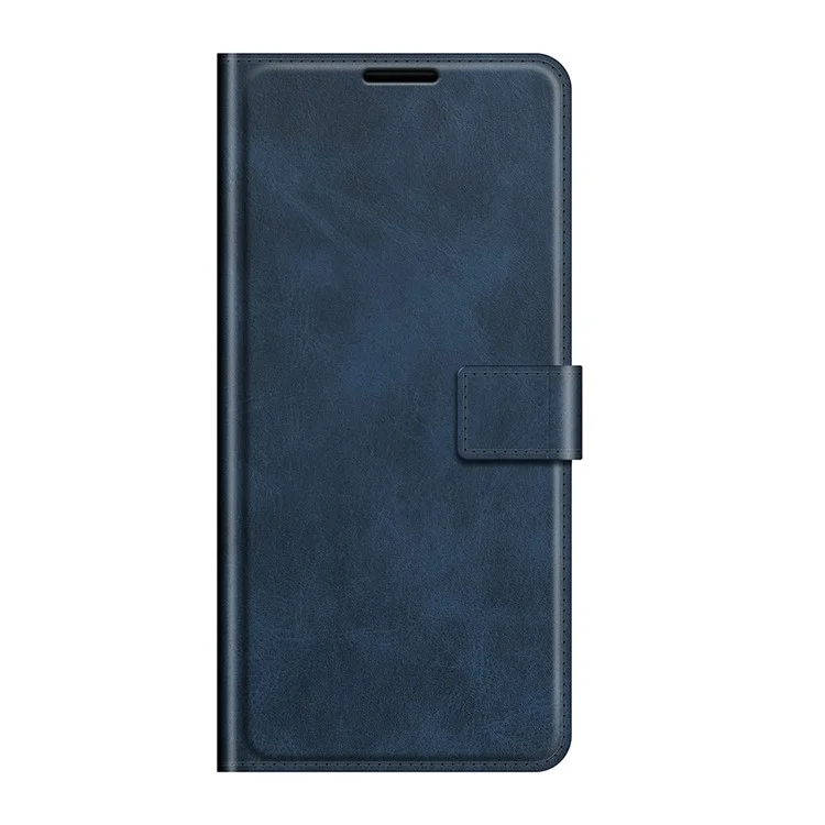 Funda protectora de cuero PU con soporte a prueba de golpes y cierre magnético para Oppo A16/A16s/A54s - Azul