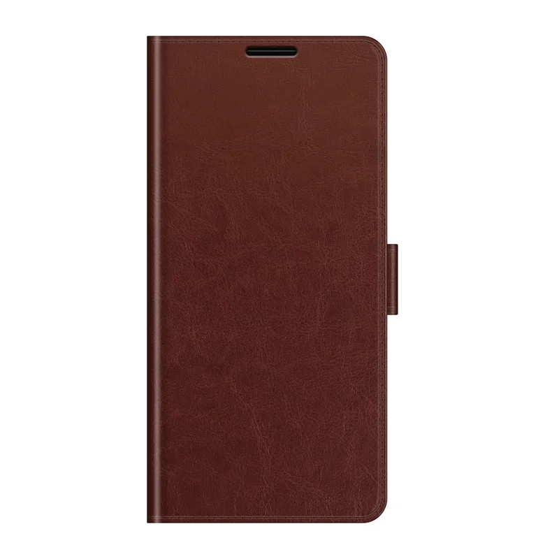 PU Leather Crazy Horse Texture Stand Wallet Design Magnetic Closure Phone Cover for Oppo A16/A16s/A54s - Brown