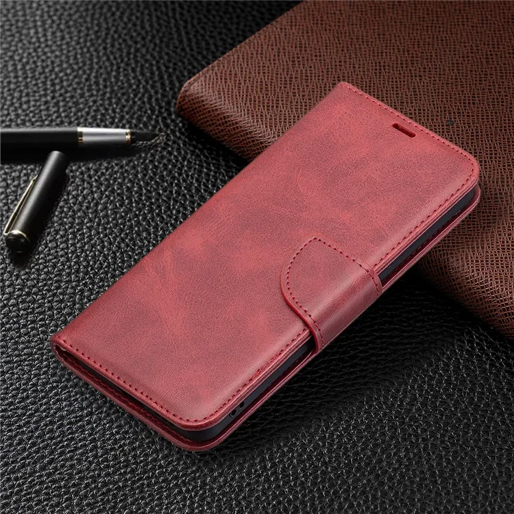 360 ° Couverture Complète Anti-rayures Smartphone Smartphone Smartphone Smartphone Porte-monnaie Pour OPPO RENO6 5G - Rouge