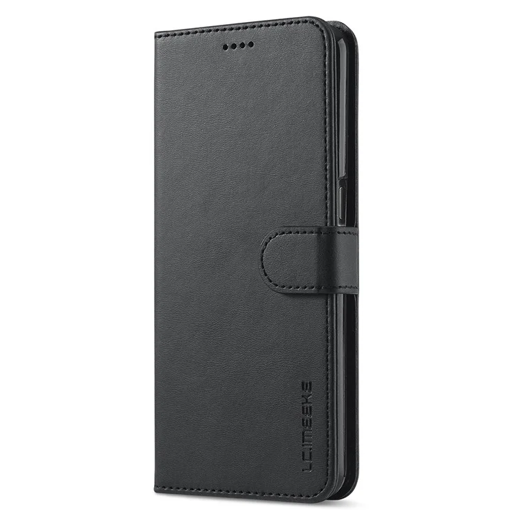 Lc. Imeeke Leather Phone Cover Swellet Case Для Oppo Reno6 5G - Черный