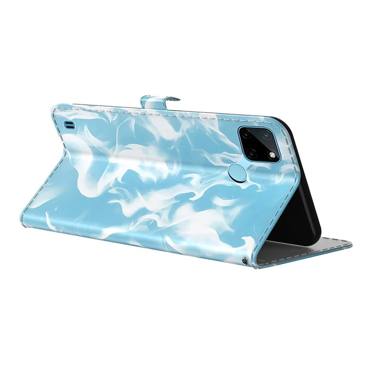 Устойчивый к Патче Fog Prent Printed Stalet Colle Cople Complone Complon - Синий