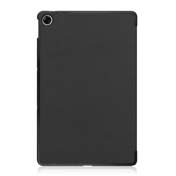 Trifold Stand PU Leather Hard PC Inner Shockproof Protective Tablet Cover for Realme Pad 10.4 - Black