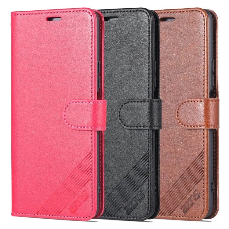 AZNS Dual-side-magnetverschluss PU Leder-ständer Brieftasche Horizontale Flip-telefonabdeckung Für Vivo T1 5g - Schwarz