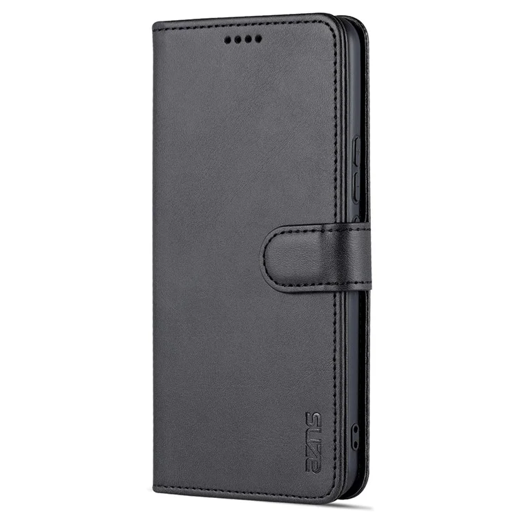 AZNS Full Body Protection PU Portafoglio In Pelle Puling Custodia Protettiva Per Telefono Per Vivo S10E / V23E 4G - NERO
