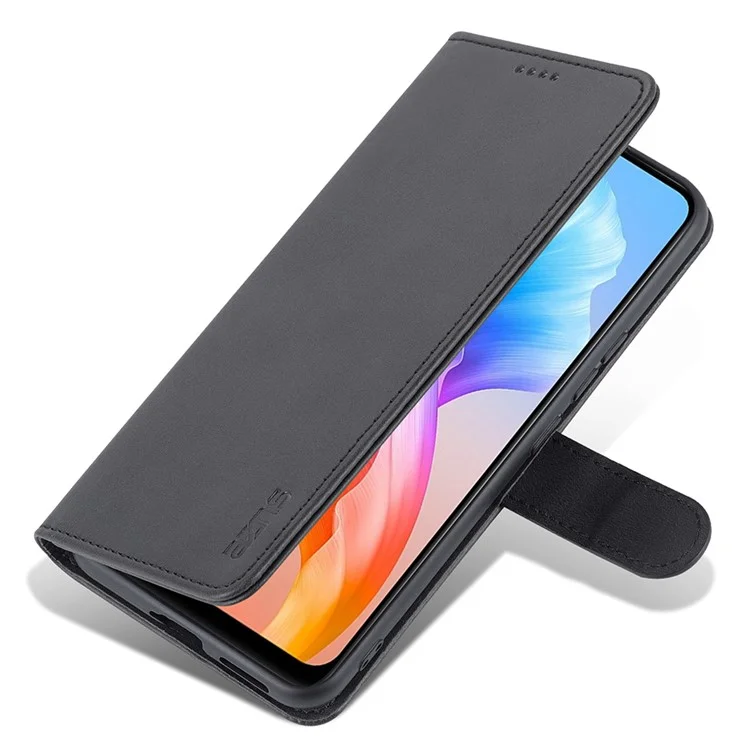 AZNS Full Body Protection PU Portafoglio In Pelle Puling Custodia Protettiva Per Telefono Per Vivo S10E / V23E 4G - NERO