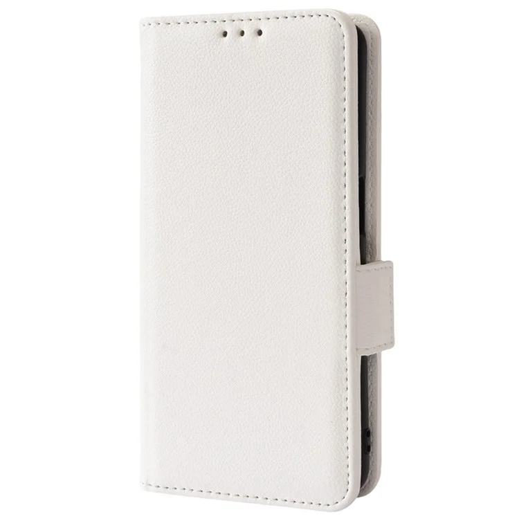 Für Oppo A93 5G / A74 5G / A54 5G Litchi Textur PU Leder Telefon Hülle Brieftasche Flip Schutzdeckel - Weiß