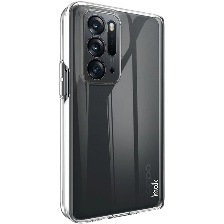 Étui de téléphone portable IMAK Air II Pro en polycarbonate transparent ultra fin et léger pour Oppo Find N (couvercle supérieur + couvercle inférieur)