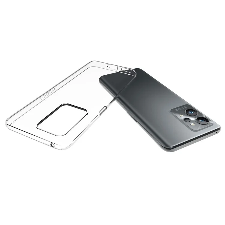 10 Pçs / Pacote Clowe Anti-Watermark Case Para Realme GT2 Pro, Flexível TPU Scratch Resistant Back Cover Shell