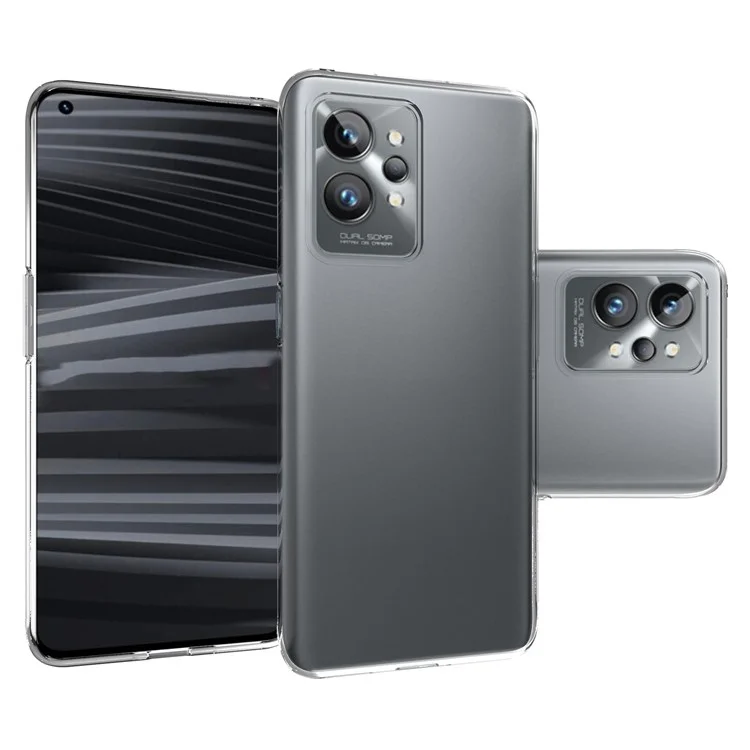 10 Pçs / Pacote Clowe Anti-Watermark Case Para Realme GT2 Pro, Flexível TPU Scratch Resistant Back Cover Shell