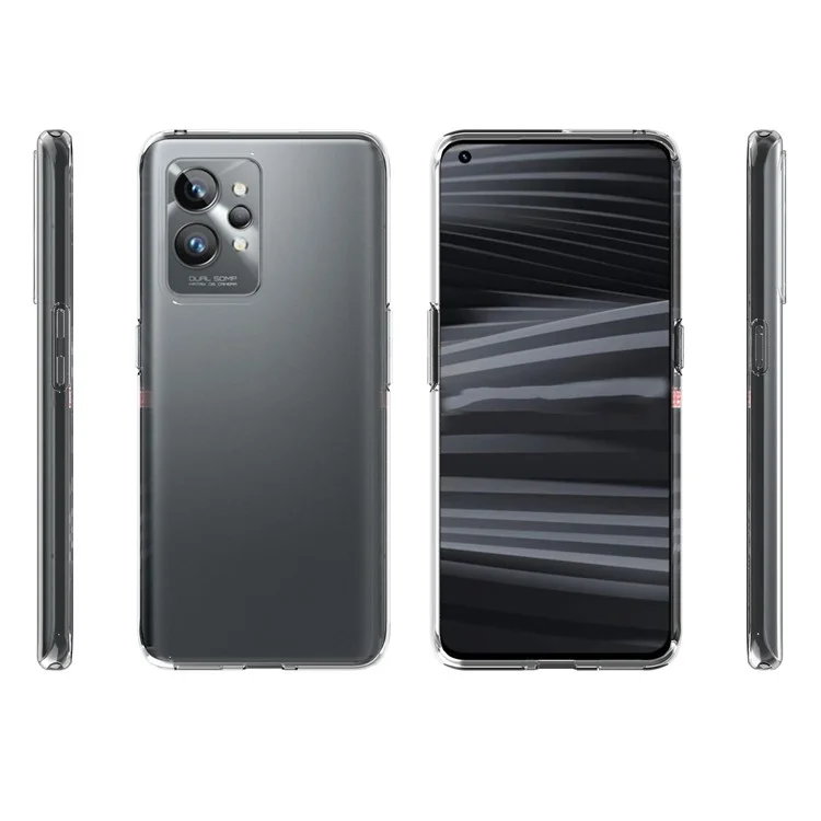 10 Pçs / Pacote Clowe Anti-Watermark Case Para Realme GT2 Pro, Flexível TPU Scratch Resistant Back Cover Shell