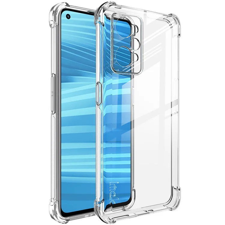 IMAK für Realme GT2 / GT Neo2 5G / GT Neo 3T 5G Verstärkte Vier-Ecken-Sturzsicherung Weiche TPU-Handyhülle mit Bildschirmschutzfolie - Transparent