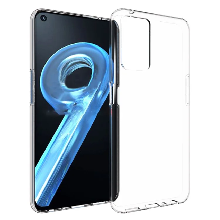 10pcs / Pack Clear Anti-Watermark Case Pour Realme 9i, Soft Durable TPU Drop Hover Cover Shell