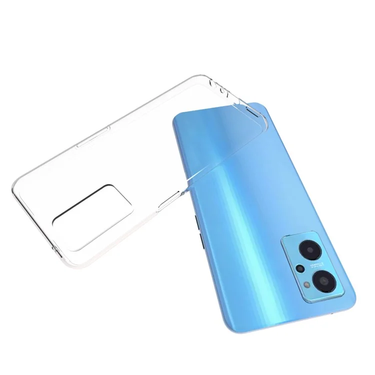 10pcs / Pack Clear Anti-Watermark Case Pour Realme 9i, Soft Durable TPU Drop Hover Cover Shell