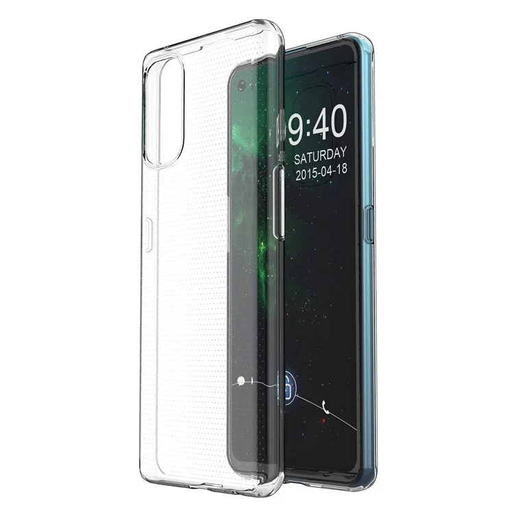 Para Realme 7 Pro Crystal Clear Diseño Transparente Caja Posterior Resistente a los Golpes Funda Protectora de TPU Suave Cubierta de Teléfono