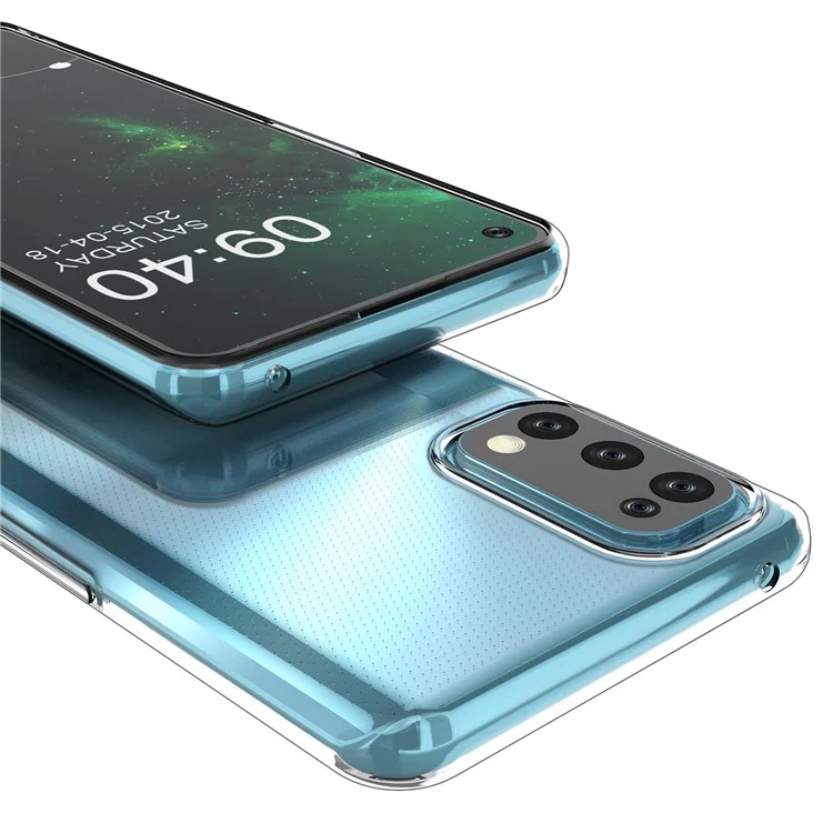 Para Realme 7 Pro Crystal Clear Diseño Transparente Caja Posterior Resistente a los Golpes Funda Protectora de TPU Suave Cubierta de Teléfono