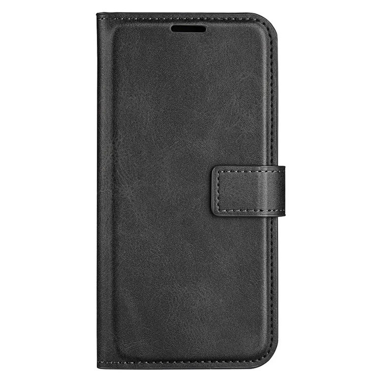 Für Realme 9 Pro 5G / 9 5G / V25 / OnePlus Nord CE 2 Lite 5G Anti-Kratzer Strukturierte PU-Leder-Wallet-Handyhülle Einstellbarer Ständer Flip-Handyhülle - Schwarz