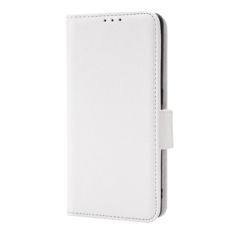 For Oppo Find X5 Litchi Texture PU Leather Anti-drop Anti-scratch Phone Stand Case Protective Shell with Wallet - White