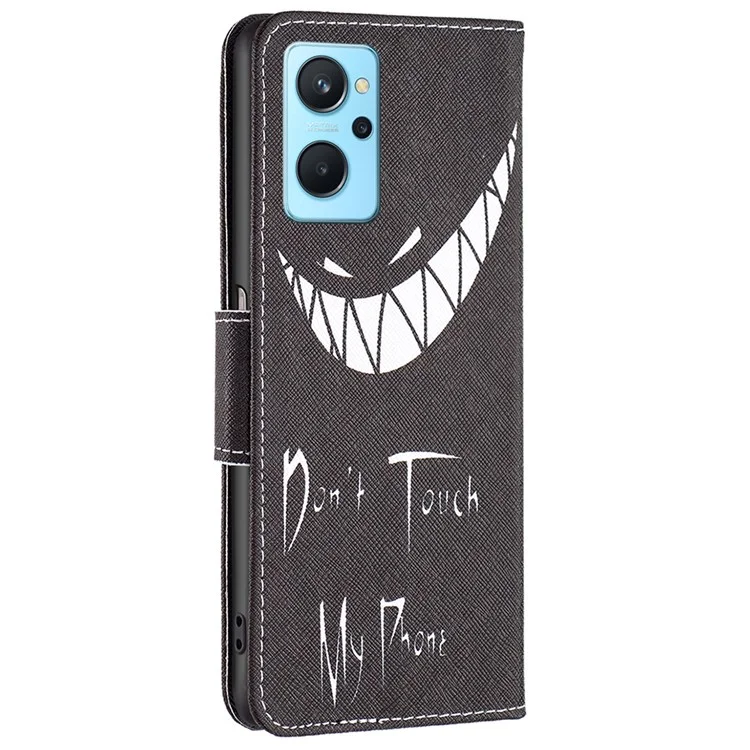 Para Oppo A36/A76/Realme 9i Pattern Printing PU Leather + TPU Cambio de Choques Tallet Willet Stand Protective Cover - no Toques mi Teléfono