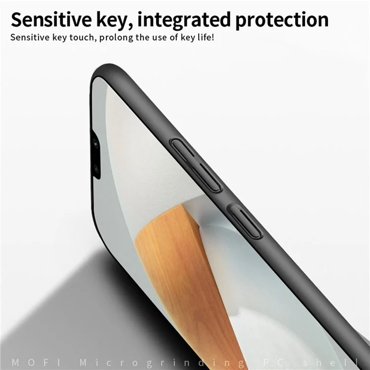 MOFI JK PC ​​series-1-schild Für Vivo S12 Ultra Thin Phone Hülle Silky Touch Matte Hard Pc-kameraschutz Rückdecke - Schwarz