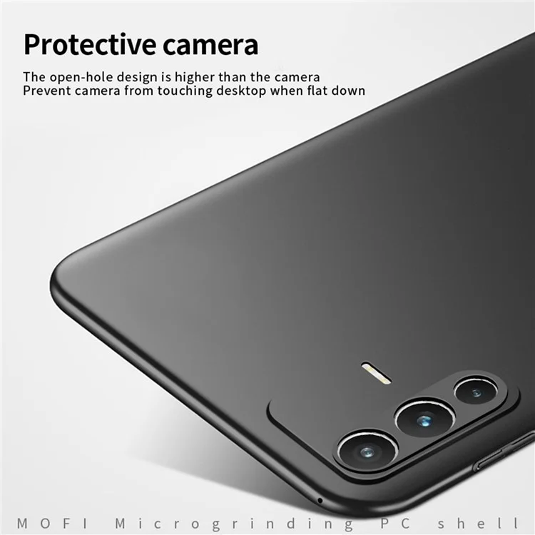 MOFI JK PC ​​series-1-schild Für Vivo S12 Ultra Thin Phone Hülle Silky Touch Matte Hard Pc-kameraschutz Rückdecke - Schwarz