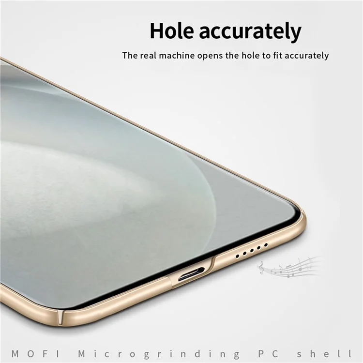 MOFI JK PC ​​series-1-schild Für Vivo S12 Ultra Thin Phone Hülle Silky Touch Matte Hard Pc-kameraschutz Rückdecke - Schwarz