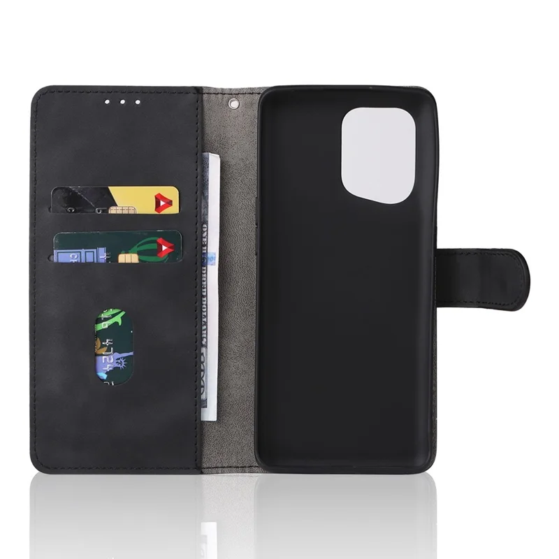 Per Oppo Trova X5 PU PU PU Che PU Che Shetto Interno TPU Sensent Sensente Regolabile Custodia Regolabile - Nero