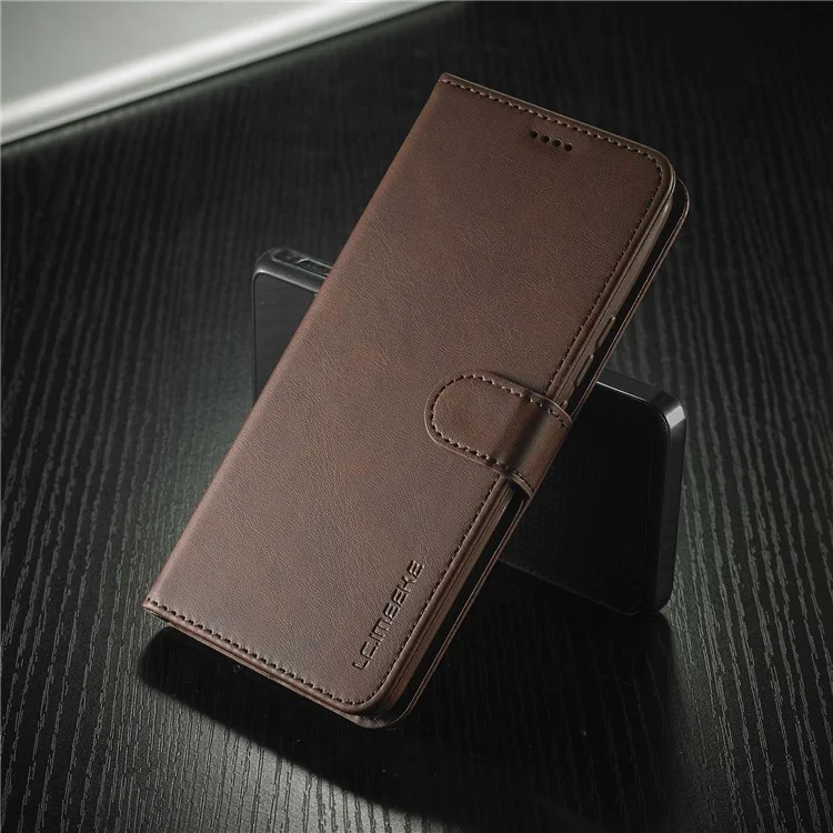 LC.IMEEKE for Realme OnePlus Nord 2 Lite 5G / CE 2 Lite 5G / 9 Pro 5G / 9 5G / V25 PU Leather Cover Stand Wallet Phone Case - Brown