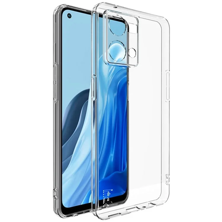 IMAK UX-5 Серия для Oppo Reno7 4G / F21 Pro 4G / Reno8 4G Прозрачный чехол Противоударный мягкий TPU Защитный чехол для телефона