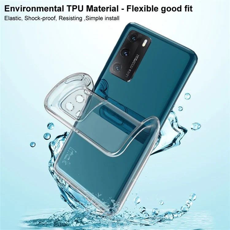IMAK UX-5 Серия для Oppo Reno7 4G / F21 Pro 4G / Reno8 4G Прозрачный чехол Противоударный мягкий TPU Защитный чехол для телефона