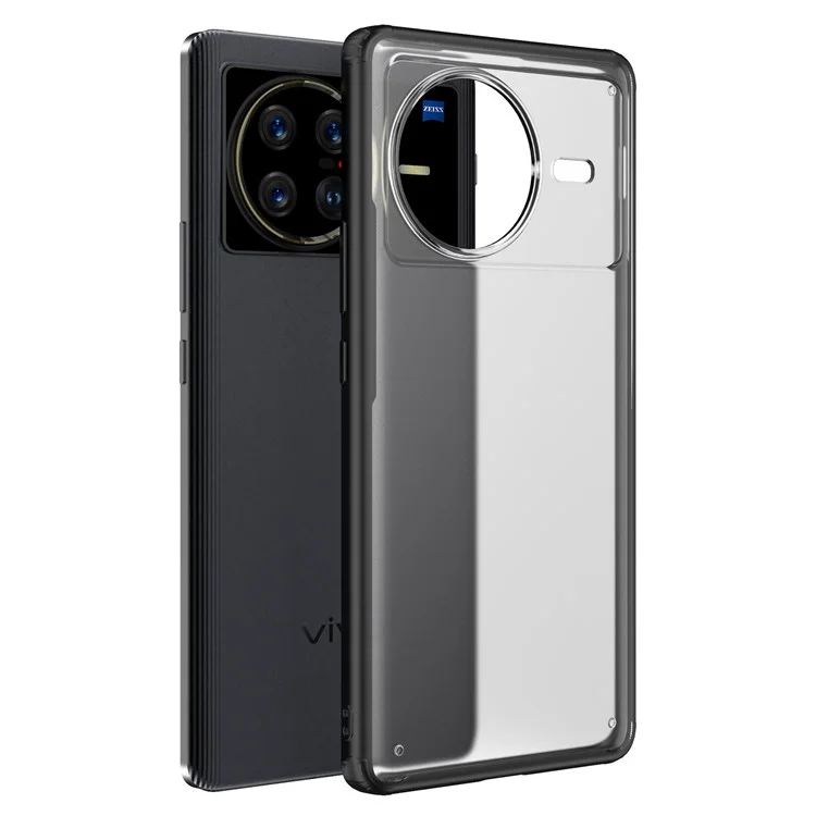 Armor Series Minimalist Case for vivo X Note, Hard PC Soft TPU Light Thin Wear-resistant Matte Cover - Black
