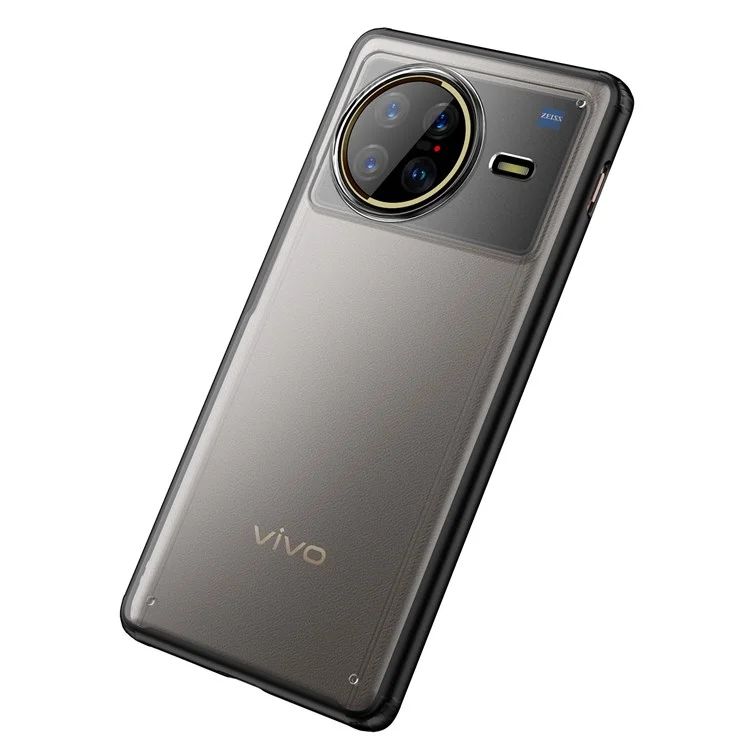 Armor Series Minimalist Case for vivo X Note, Hard PC Soft TPU Light Thin Wear-resistant Matte Cover - Black
