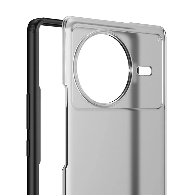 Armor Series Minimalist Case for vivo X Note, Hard PC Soft TPU Light Thin Wear-resistant Matte Cover - Black