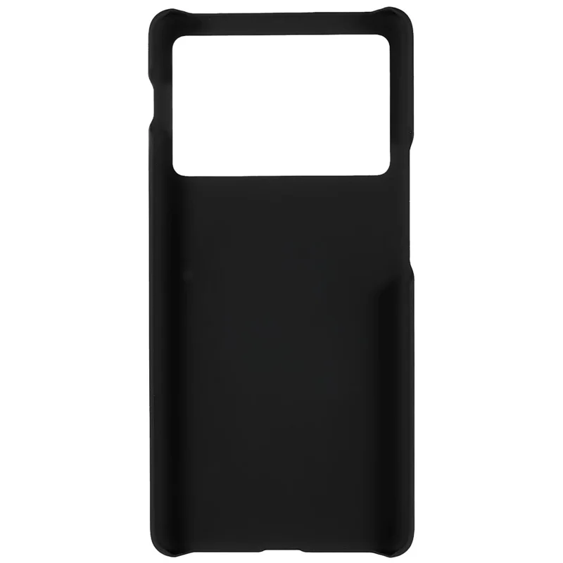 Rubberized Glossy Phone Case for vivo X Note 5G, Scratch-resistant PC Protective Cover - Black