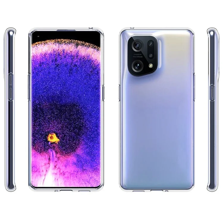 Para Oppo Busca X5 10pcs/paquete Interno de Agua Sin Marca Precisa Recorte Transparente Tpu