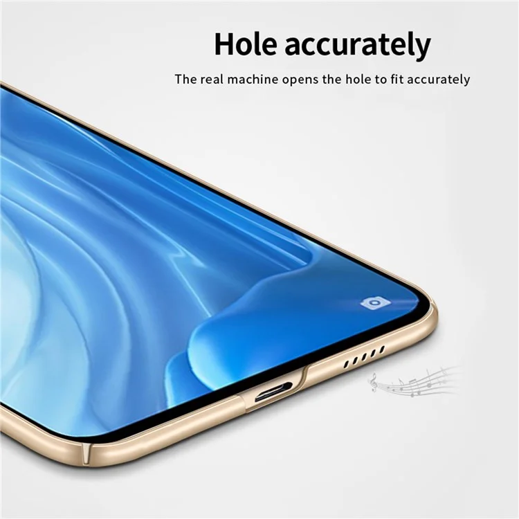 MOFI JK PC ​​series-1 Shield Pour Oppo Reno7 Pro 5G Silky Touch Matte Hard PC Back Backproofroproprow Drop Protective Téléphone Avec Sangle - le Noir