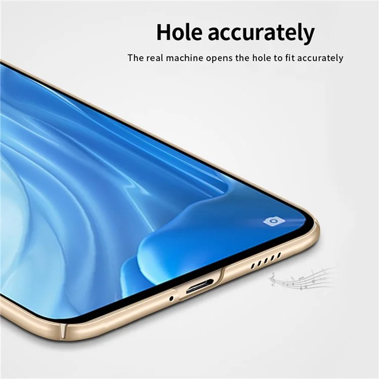 MOFI JK PC ​​series-1 Shield Pour Oppo Reno7 SE 5G Téléphone Matte Finition Hard PC Shock Absorption Couvercle Avec Sangle - le Noir