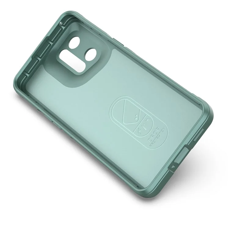 Per Oppo Find X5 Pro Taglio preciso Custodia posteriore per telefono resistente in TPU morbido antiscivolo Rugged - Grigio scuro