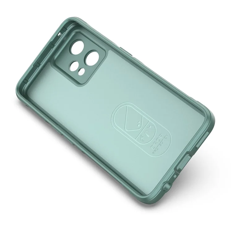 Soft TPU Case for Realme 9 Pro+ 5G Anti-drop Phone Protector Scratch Resistant Rugged Back Cover Phone Shell - Green