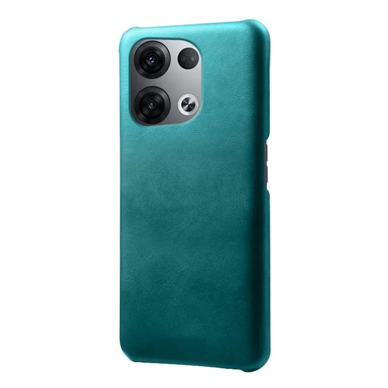 For Oppo Reno8 5G / Reno8 5G (Global Version) Phone Cover Scratch-resistant Textured PU Leather Coated PC Phone Case - Green